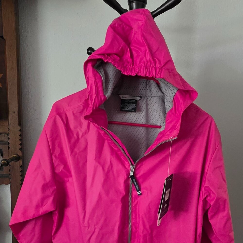 Charles River Pink L 12/14 Kids Rain Jacket, new, never worn Original price $52